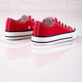 Red Vico children's sneakers with elastics 1