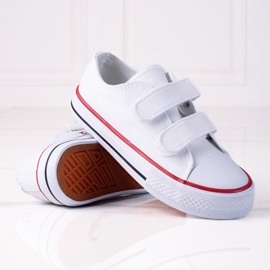 Velcro sneakers for children Vico white 2