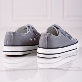 Velcro sneakers for children Vico gray grey 1 Velcro sneakers for children Vico gray grey 1