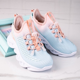 Vico children's sports shoes, two-color material blue pink 1 Vico children's sports shoes, two-color material blue pink 1