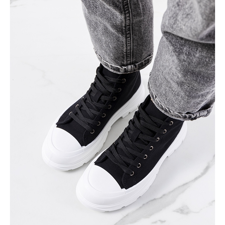 PA1 Black sneakers from Saverio 1