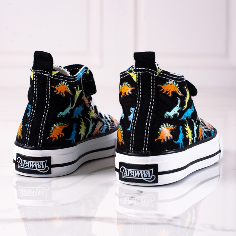 High Shelovet black dinosaurs for boys multicolored 1
