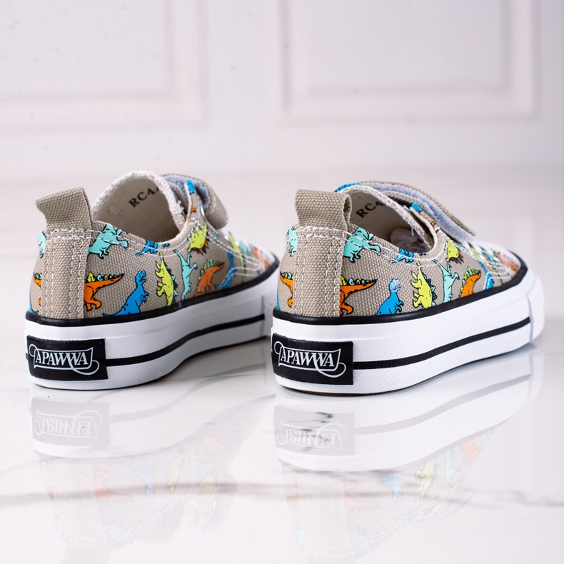 Boys' sneakers Shelovet gray dinosaurs grey 1 Boys' sneakers Shelovet gray dinosaurs grey 1