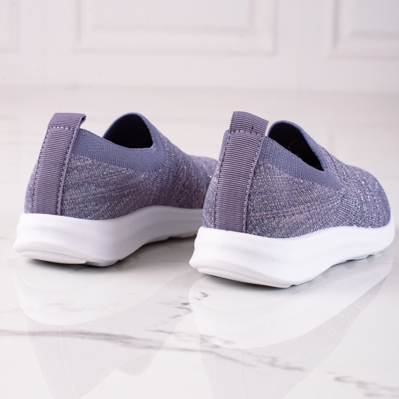 Girls sports shoes Shelovet purple 1
