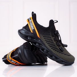 Vico children's sports shoes, two-color material black 2