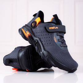 Sporty boys' sneakers Vico gray grey 1 Sporty boys' sneakers Vico gray grey 1