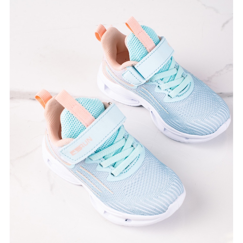 Vico girls' sneakers, material mint blue 1