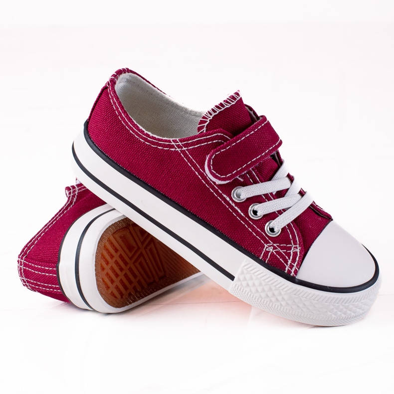 Vico children's sneakers for kindergarten burgundy red 1