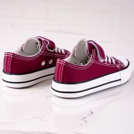 Vico children's sneakers for kindergarten burgundy red 2