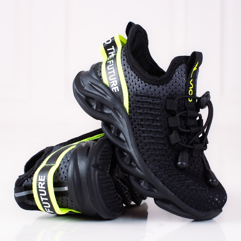 Vico children's sports shoes, two-color material black grey 2 Vico children's sports shoes, two-color material black grey 2