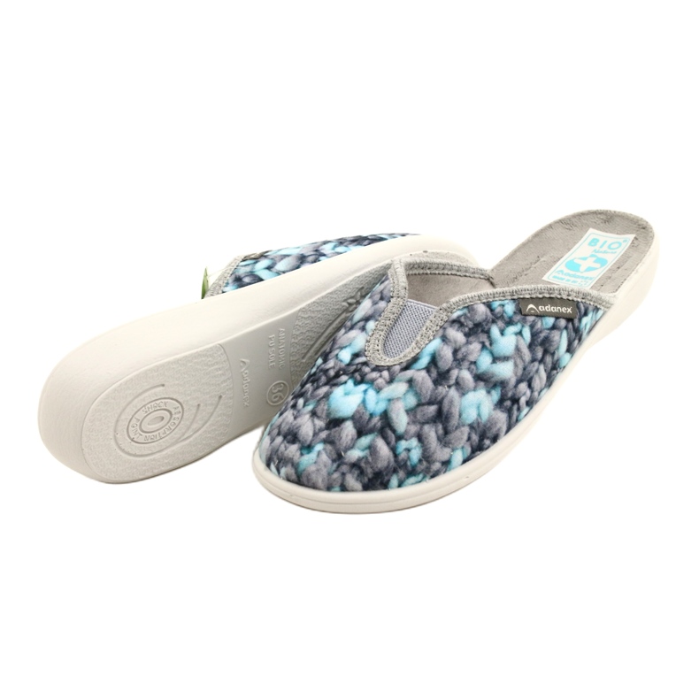 Slippers With Elastic Band Adanex Aloe Vera 27762 grey 3