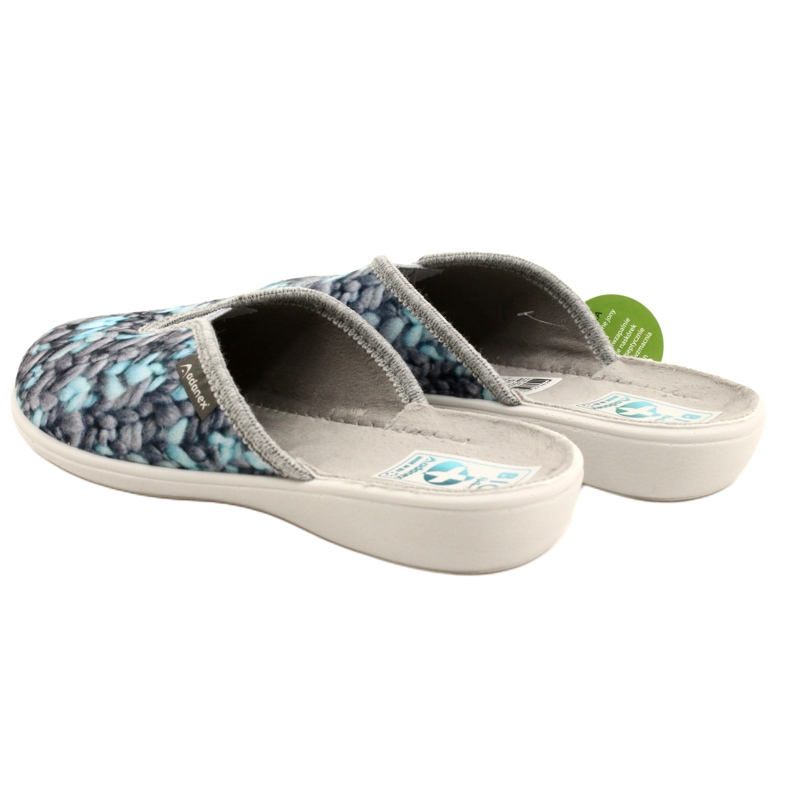 Slippers With Elastic Band Adanex Aloe Vera 27762 grey 6