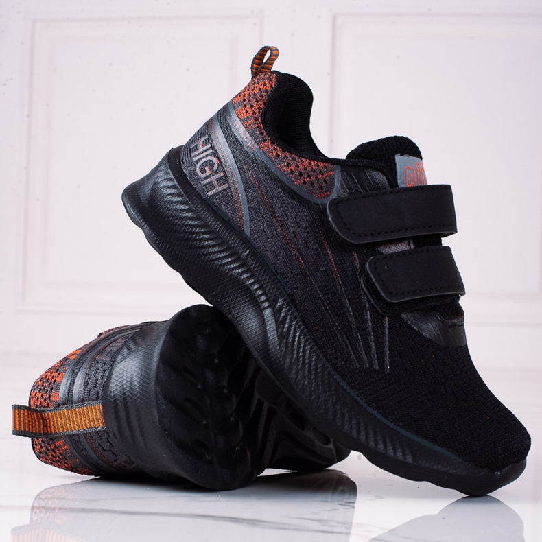 Shelovet boys sneakers with double velcro black 1 Shelovet boys sneakers with double velcro black 1