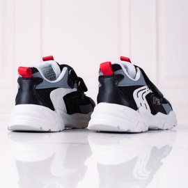 Shelovet boys sneakers with a thick sole black 1