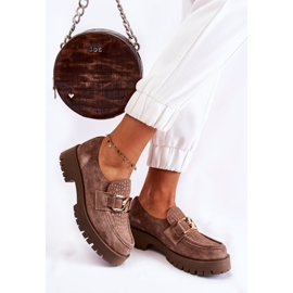 PL5 Fashionable Suede Loafers. Light brown Rayhan beige 2