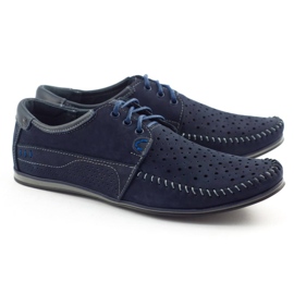 KOMODO Men's summer shoes, moccasins 875, navy blue 2 KOMODO Men's summer shoes, moccasins 875, navy blue 2