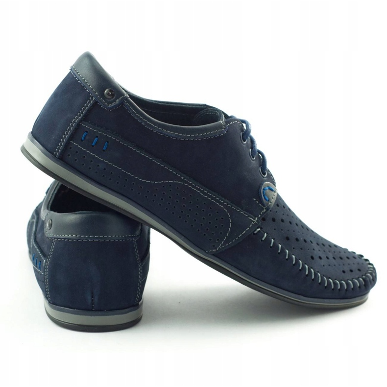 KOMODO Men's summer shoes, moccasins 875, navy blue 4 KOMODO Men's summer shoes, moccasins 875, navy blue 4