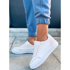 Eila Pink sneakers white blue 1 Eila Pink sneakers white blue 1