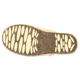 Inblu women's slippers 155D126 beige 1