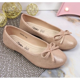 Ballerinas with a bow eVento Jr EVE359A pink 2