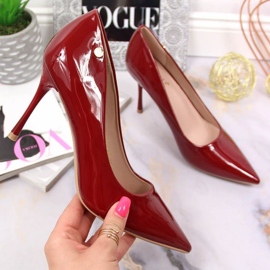 Pumps lacquered Vinceza W JAN127A red 1