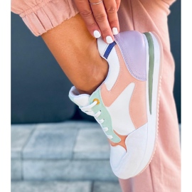 Pokki Purple women's sports shoes white violet green 1 Pokki Purple women's sports shoes white violet green 1