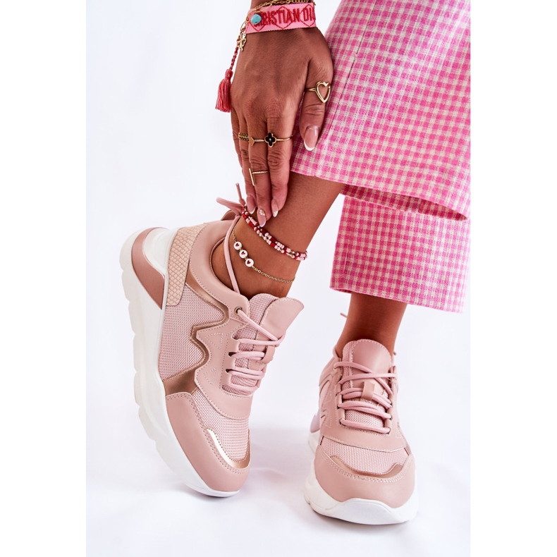 PG1 Women's Fashionable Sneakers Pink Allie 1 PG1 Women's Fashionable Sneakers Pink Allie 1