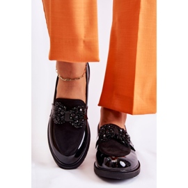 S.Barski Women's Brogues Lacquered With A Bow Black Laurent 2 S.Barski Women's Brogues Lacquered With A Bow Black Laurent 2