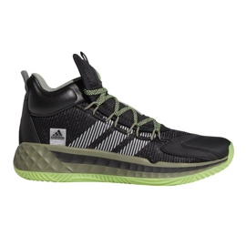 Adidas Pro Boost Mid M FW9510 basketball shoe navy blue, black, gray / silver black 1 Adidas Pro Boost Mid M FW9510 basketball shoe navy blue, black, gray / silver black 1