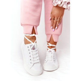 Big Star Women's Eco-Leather Sneakers Cross Jeans HH2R4001C White 3