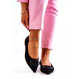 PS1 Suede Ballerinas In The Black Neriso Spitz 2