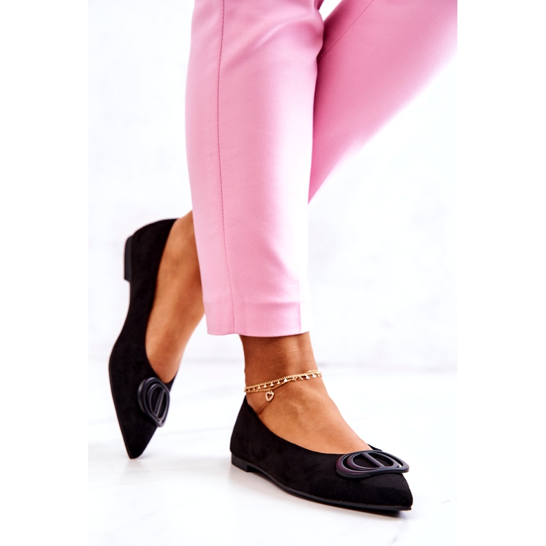 PS1 Suede Ballerinas In The Black Neriso Spitz 5