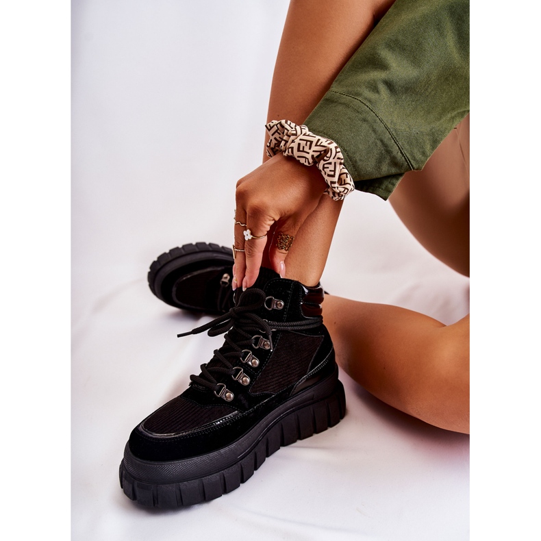 FB3 Fashionable Women's Boots On The Black Magnific Platform 2 FB3 Fashionable Women's Boots On The Black Magnific Platform 2