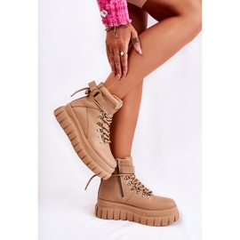 FB3 Fashionable Women's Ankle Boots Beige La Blanca 1 FB3 Fashionable Women's Ankle Boots Beige La Blanca 1