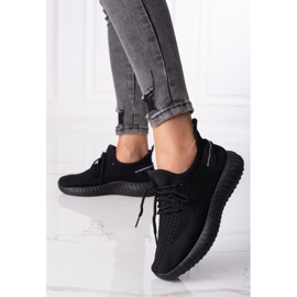 Women's Shelovet black sneakers 1