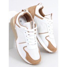 Montse Khaki Trainers white 2