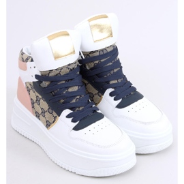 Axel Navy high-top sneakers white multicolored 2