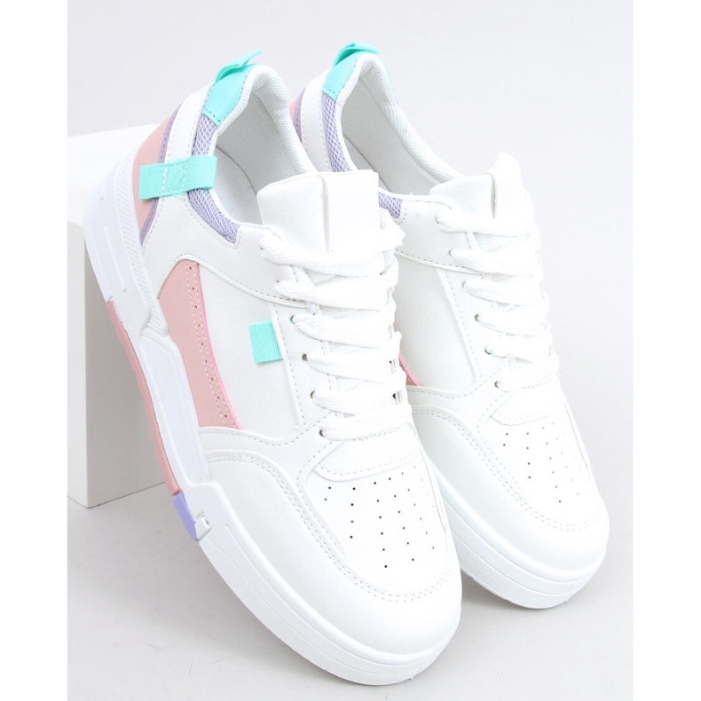 Cruz Pink sneakers white multicolored 2