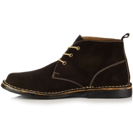 Gregor brown leather men's boots 1