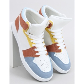 Clowsi Blue high-top sneakers multicolored 2