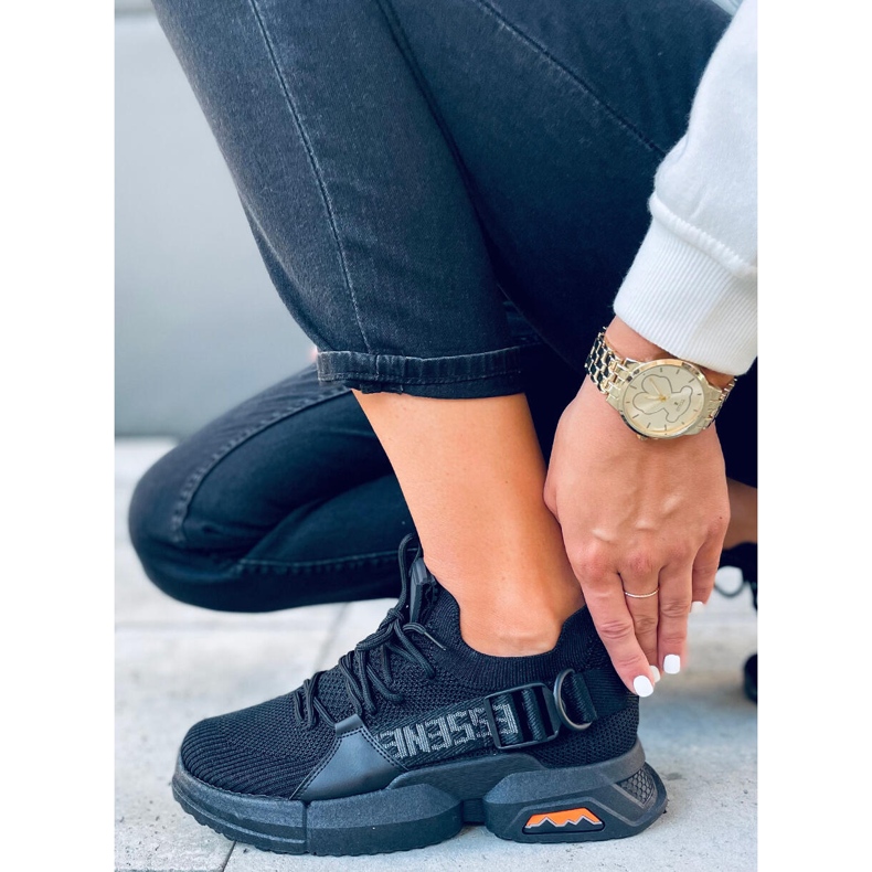 Hiral Black socks sports shoes 1