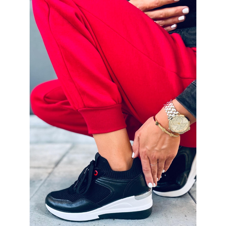 Fenix ​​Black wedge sneakers 1