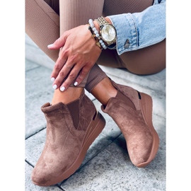 Wedge shoes Florens Khaki beige 1