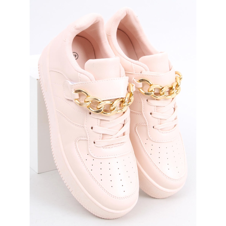 Oxys Pink sneakers with chain 2