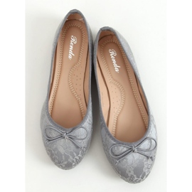Casey Gray lace ballerinas grey 1