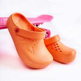 Children's Light Slippers Kroks Big Star II375008 Orange 1