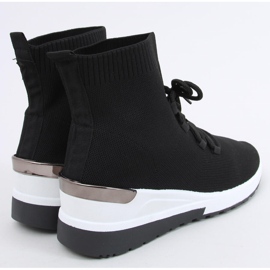 Katrin Black Sock Sneakers 1