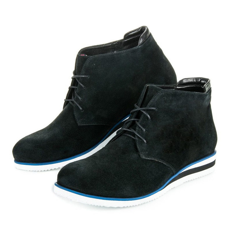 Vinceza Leather ankle boots black 1