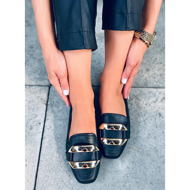 Hedd Black women's loafers 1