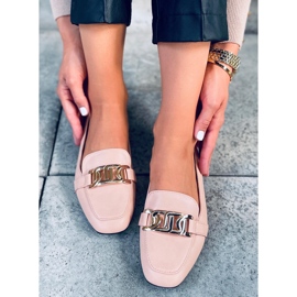 Lidia Pink women's loafers 1
